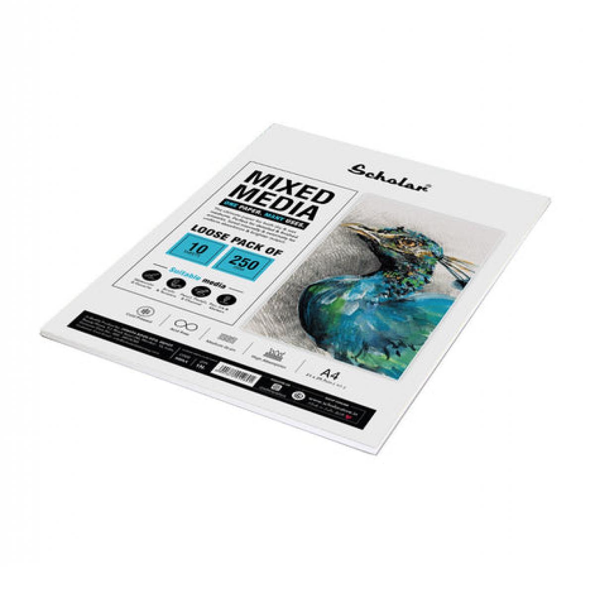Mixed Media Loose Sheets A4 (Cold Pressed) - 250 GSM
